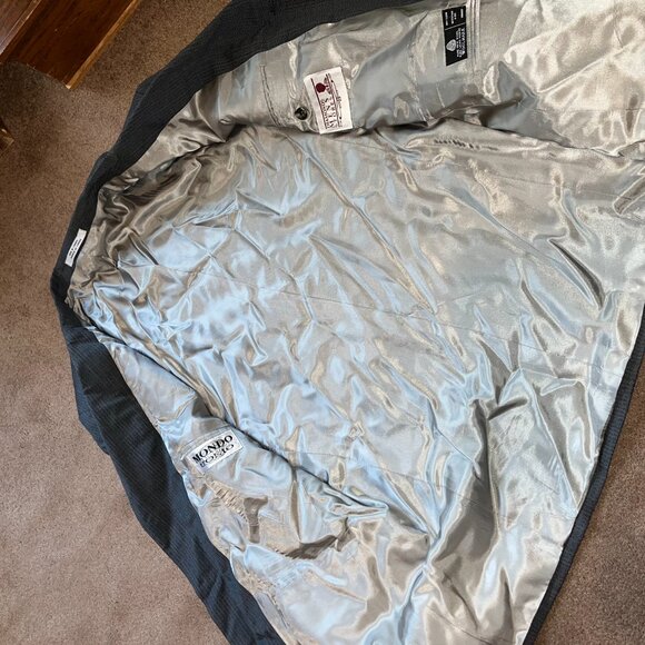 Mondo Uomo mens 3 piece gray wool suit sz 42R - Picture 6 of 9